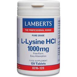 Lamberts L-Lisine HCL 1000 mg 120 Comp 120 pcs