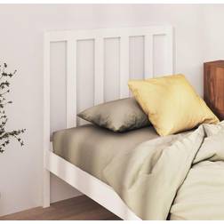 vidaXL white, 81 Solid Pine Bed Headboard