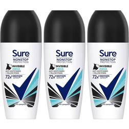 Sure Women Motion Sense Ap Deodorant Rollon 72H Nonstop, Invisible Aqua 50Ml, 3