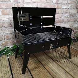Samuel Alexander 26cm Folding Portable Beach BBQ with Wind Shield
