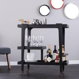 Southern Enterprises Zhori Midcentury Bar Cart Trolley Table