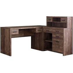 Monarch Specialties Wood Look L-Shaped Writing Desk