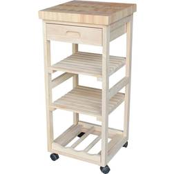 International Concepts Kitchen Trolley Table