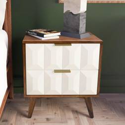 Steve Silver Ginny Burnished Bedside Table