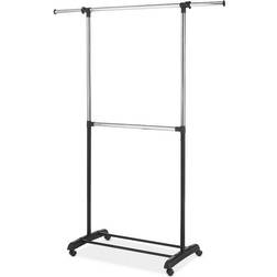 Whitmor Adjustable 2-Rod Garment Rack Kleskrok