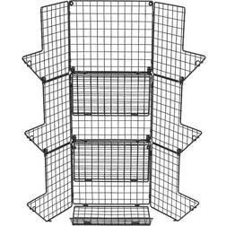 Sorbus 3 Tier Mounted Newspaper Rack