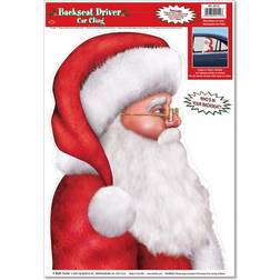 Beistle Christmas Back Seat Driver Santa Claus Julepynt