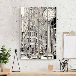 Impression sur bois City Study Flatiron Building