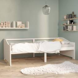 vidaXL 3-Personers Daybed 90 x 200 cm Massivt Fyrretræ Sofa 90cm 3 personers