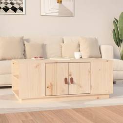 vidaXL 100 x 50 x 41 cm Massivt Fyrretræ Sofabord