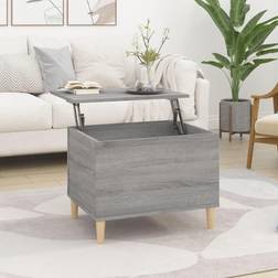 vidaXL Grå Sonoma-Eg 60 x 44.5 x 45 cm Sofabord 60x60cm