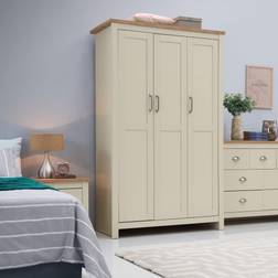 Timber Art Design UK Lisbon 3 Door Triple In Cream Wardrobe