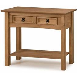 Mercers Furniture Corona Brown Console Table 32x88cm