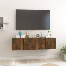 vidaXL Tv-Skabe 2 Stk 60 x 30 x 30 cm Konstrueret Træ Røget Egetræ TV-bord