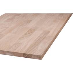 Massivholzplatte Eiche 80 cm x 40 cm x 1,8 cm