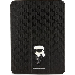 Karl Lagerfeld Folio Magnet Allover Saffiano Monogram NFT Ikonik Case iPad