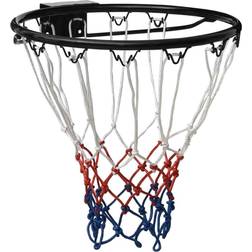 vidaXL Aro de baloncesto acero negro 39 cm Negro