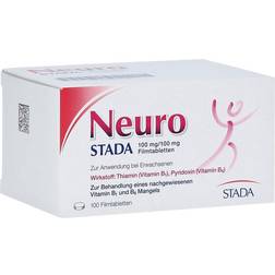 Stada Neuro Vitamin B1/ Vitamin B6 100mg/100mg Filmtabletten 100