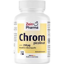 Zein Pharma Chromium Picolinate, 250mcg - 120 caps 180 pcs