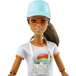 Mattel Barbie Brunette Hiking Doll HNC39