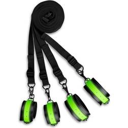 Kit de Fixation de Lit Glow In The Dark Vert Fluo Noir Veilleuse