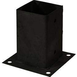 Plus Stolpsko Cubic Svart 90 x 90 mm