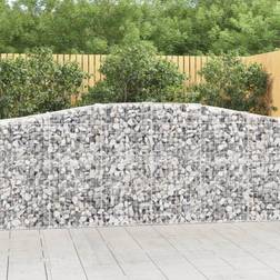 vidaXL 15x Paniers À Gabions Arqués Cages 400x50x100/120 cm