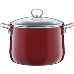 Riess Garnek Wysoki 24cm Red med låg 24cm