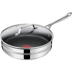 Tefal E31033 Jamie Oliver Smart Schmorpfanne Edelstahl mit Klappe