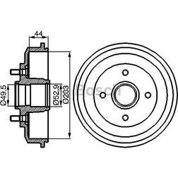 Bosch Bremstrommel -