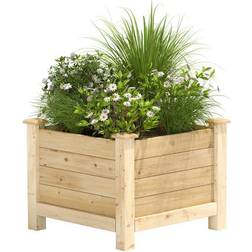 Greenes Fence 24 L W 21 H Original Cedar Elevated Planter, Natural