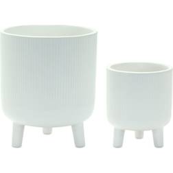 Melrose Decorative Pot with Legs Set of 2
