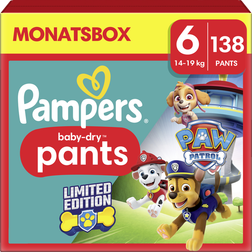 Pampers Baby Dry Pants Paw Patrol Size 6 138pcs