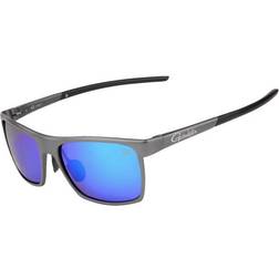 Gamakatsu G-Glasses Alu Grey/Ice Blue Mirror