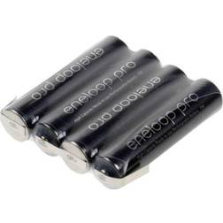 Panasonic Pack de piles rechargeables 4x LR3 (AAA) NiMH 137387 4.8 V 900 mAh