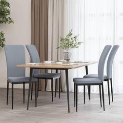 vidaXL Spisebordsstole 4 stk. velour Køkkenstol 4stk