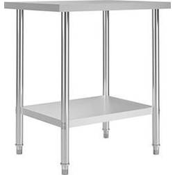 vidaXL De Trabajo Para Cocina Acero Inoxidable 80x60x85 cm Carrito Mesa