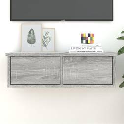 vidaXL Tv-Wandmeubel 60 x 26 x 18.5 cm Grijs