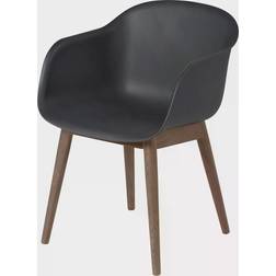 Muuto Fiber Armchair Wood Base Esszimmerstuhl