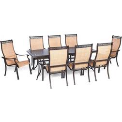 Hanover MANDN9PC 9-Piece Patio Dining Set