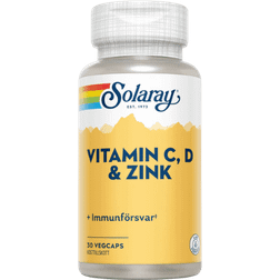 Solaray Vitamin C, D & Zink 30