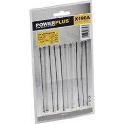 Power Plus Dekupør savklingesæt 10 dele 133 mm POWX190A