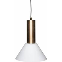 Hübsch Contrast hanging brushed Pendant Lamp