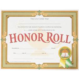 SCHOOL PUBLISHING Honor Roll Certificate, 8-1/2 X