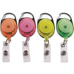 Advantus 91119 Carabiner-Style Retractable Id Card