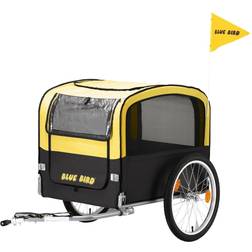 Point hundetrailer 20" Sort/gul