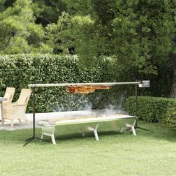 vidaXL Rotisserie-Grill Automatisch Edelstahl Silber, 207 45 83