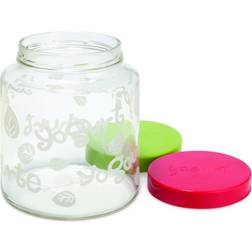 Euro Cuisine GY85 two-quart glass jar with lids Kitchen Container