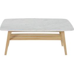 AndMakers 43" Italian Carrara Coffee Table