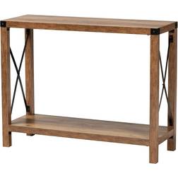 Baxton Studio Rumi Modern Farmhouse Console Table